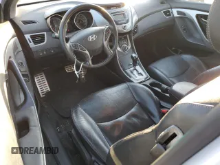 2013 Hyundai Elantra Coupe GS with VIN KMHDH6AE1DU009579, listed as a Copart auction lot 43067675 with 214,050 mi miles and Salvage Title. Bid and sale history available at carsss.com. Image 8.