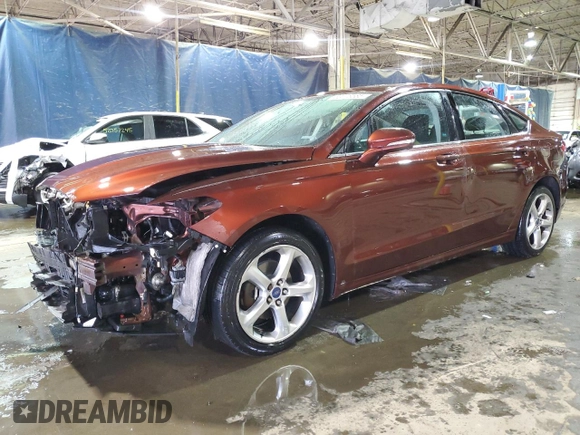 2016 Ford Fusion SE with VIN 3FA6P0T9XGR381162, listed as a Copart auction lot 52078585 with 104,066 mi miles and Clean Title. Bid and sale history available at carsss.com. Image 1.