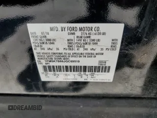2018 Ford Explorer with VIN 1FM5K7B86JGC69510, listed as a Copart auction lot 56648915 with Not provided miles and Clean title. Bid and sale history available at DreamBid. Image 12.
