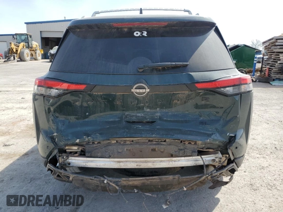 2022 Nissan Pathfinder SL z VIN 5N1DR3CA0NC242799, wystawiony jako Copart lot #50532655 z przebiegiem 116 338 mil mil oraz Szkoda całkowita • Salvage title. Historia ofert i sprzedaży dostępna na DreamBid. Obrazek 6.
