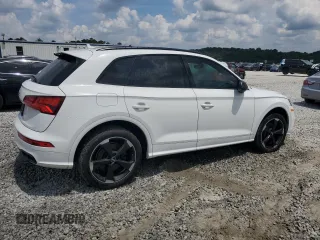 2020 Audi SQ5 Premium Plus with VIN WA1B4AFY3L2056419, listed as a Copart auction lot 55294295 with 51,490 mi miles and Salvage title. Bid and sale history available at DreamBid. Image 3.