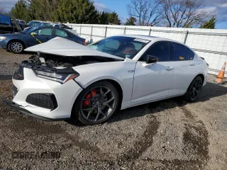 2022 Acura TLX Type S w/Performance Tire with VIN 19UUB7F90NA002456, listed as a Copart auction lot 86862474 with 14,457 mi miles and Salvage Title. Bid and sale history available at carsss.com. Image 1.