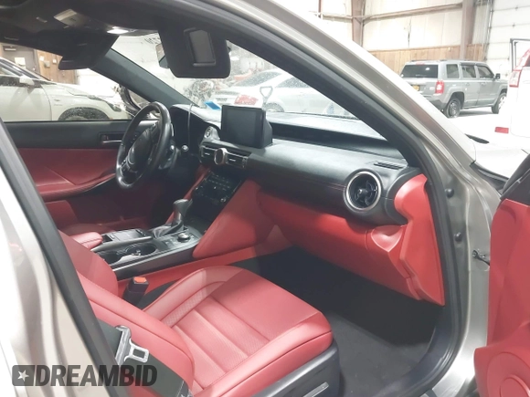 2022 Lexus IS 350 F Sport with VIN JTHGZ1E21N5026846, listed as a IAAI auction lot 42103720 with 49,500 mi miles and . Bid and sale history available at DreamBid. Image 5.