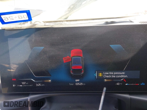 2024 BMW 3 Series 330i z VIN 3MW69FF05R8E87402, wystawiony jako IAAI lot #41973084 z przebiegiem 3 529 mil mil oraz . Historia ofert i sprzedaży dostępna na DreamBid. Obrazek 7.