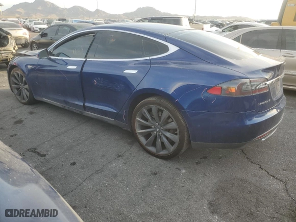2016 Tesla Model S 90D with VIN 5YJSA1E24GF130655, listed as a Copart auction lot 49840065 with 0 mi miles and Salvage Title. Bid and sale history available at carsss.com. Image 2.