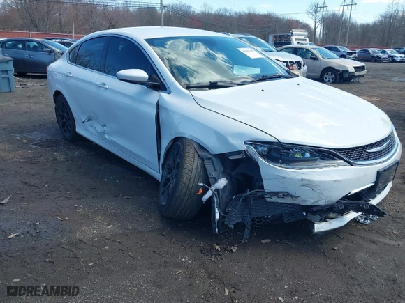 2015 Chrysler 200 C with VIN 1C3CCCEG0FN584234, listed as a IAAI auction lot 41867165 with 107,366 mi miles. Bid and sale history available at carsss.com. Image 17.