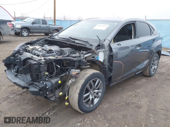 2016 Lexus NX 200t with VIN JTJBARBZ5G2052600, listed as a IAAI auction lot 41813813 with 154,423 mi miles and . Bid and sale history available at DreamBid. Image 2.