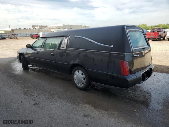 2001 Cadillac Deville Professional Funeral Coach with VIN 1GEEH90Y21U500039, listed as a Copart auction lot 73596004 with NaN miles and Salvage Title. Bid and sale history available at carsss.com. Image 2.