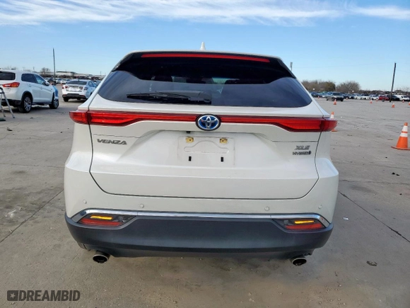 2021 Toyota Venza LE with VIN JTEAAAAH5MJ028139, listed as a Copart auction lot 47477245 with 41,070 mi miles and Clean Title. Bid and sale history available at carsss.com. Image 6.
