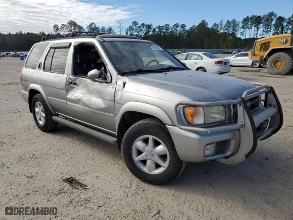 2001 Nissan Pathfinder LE with VIN JN8DR07X51W502046, listed as a Copart auction lot 42756345 with 202,088 mi miles and Salvage Title. Bid and sale history available at carsss.com. Image 4.