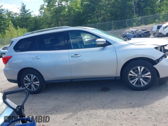 2018 Nissan Pathfinder SV with VIN 5N1DR2MM1JC616205, listed as a IAAI auction lot 42536607 with 117,198 mi miles and . Bid and sale history available at DreamBid. Image 14.