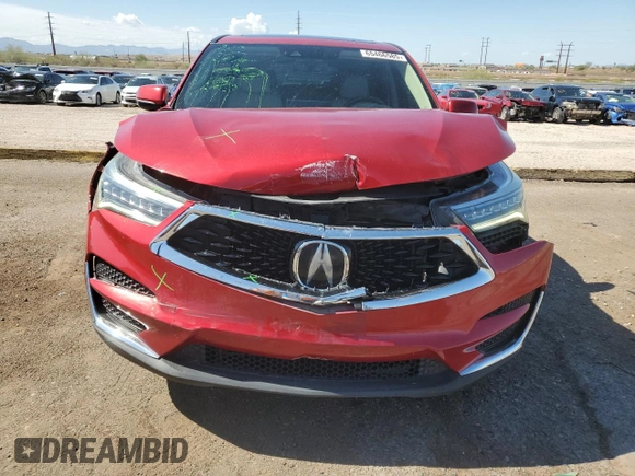 2020 Acura RDX Technology with VIN 5J8TC1H56LL004343, listed as a Copart auction lot 65466585 with 98,952 mi miles and Salvage title. Bid and sale history available at DreamBid. Image 5.