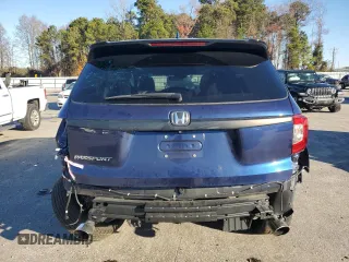 2019 Honda Passport EX-L with VIN 5FNYF7H55KB011252, listed as a Copart auction lot 82930234 with 61,777 mi miles and Salvage Title. Bid and sale history available at carsss.com. Image 6.