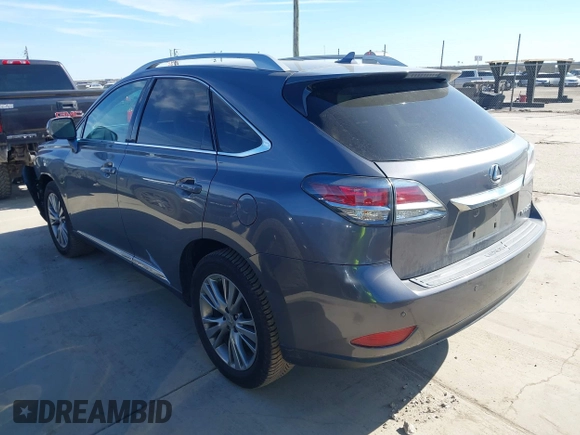 2013 Lexus RX 350 with VIN 2T2ZK1BA4DC113230, listed as a IAAI auction lot 41068317 with 104,470 mi miles and . Bid and sale history available at DreamBid. Image 3.