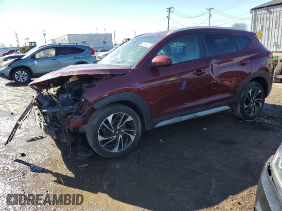 2019 Hyundai Tucson Sport with VIN KM8J33AL4KU888264, listed as a Copart auction lot 46300995 with 60,418 mi miles and Clean Title. Bid and sale history available at carsss.com. Image 1.