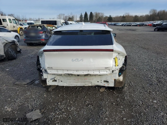 2022 Kia EV6 GT-Line with VIN KNDC4DLC1N5030763, listed as a Copart auction lot 41695125 with 36,295 mi miles and Salvage Title. Bid and sale history available at carsss.com. Image 6.