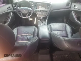 2013 Kia Optima SX with VIN 5XXGR4A62DG116593, listed as a Copart auction lot 59696705 with 120,248 mi miles and Salvage title. Bid and sale history available at DreamBid. Image 8.