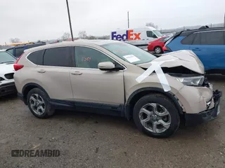 2018 Honda CR-V EX-L with VIN 2HKRW2H87JH681113, listed as a IAAI auction lot 41961301 with 85,672 mi miles. Bid and sale history available at carsss.com. Image 13.