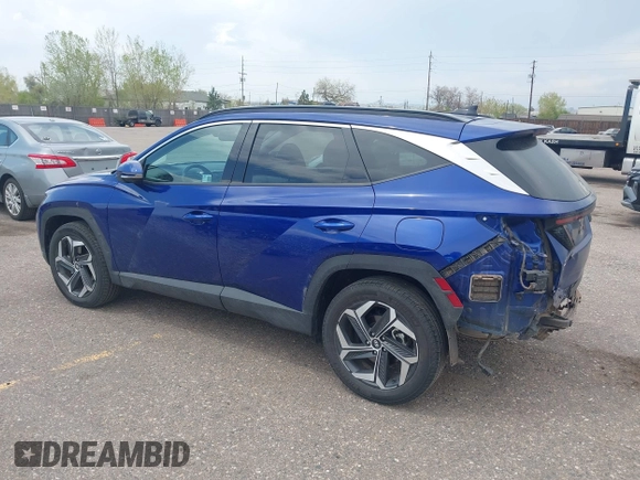 2024 Hyundai Tucson Limited with VIN 5NMJECDE0RH358175, listed as a IAAI auction lot 42100372 with 28,231 mi miles. Bid and sale history available at carsss.com. Image 3.