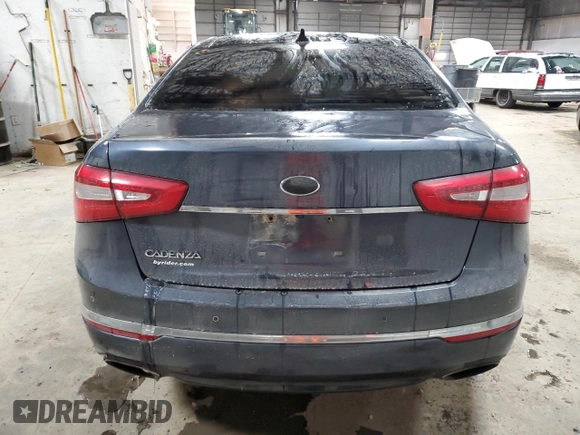 2014 Kia Cadenza Premium with VIN KNALN4D70E5124466, listed as a Copart auction lot 82614644 with 175,296 mi miles and Salvage Title. Bid and sale history available at carsss.com. Image 6.