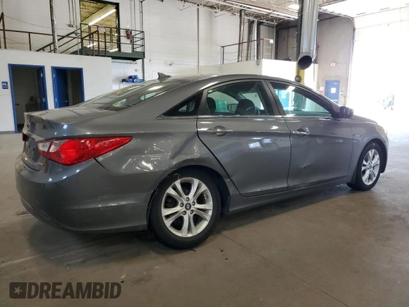 2013 Hyundai Sonata Limited with VIN 5NPEC4AC2DH625036, listed as a Copart auction lot 60469605 with 92,576 mi miles and Salvage title. Bid and sale history available at DreamBid. Image 3.