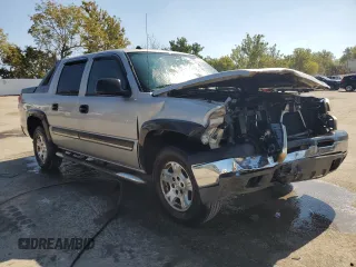 2004 Chevrolet Avalanche Z66 with VIN 3GNEC12TX4G277807, listed as a Copart auction lot 72255744 with 187,095 mi miles and Salvage Title. Bid and sale history available at carsss.com. Image 4.
