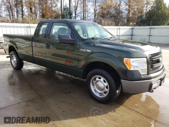 2014 Ford F-150 XL w/HD Payload Pkg with VIN 1FTVX1CF6EKD88922, listed as a Copart auction lot 84969514 with 73,585 mi miles and Clean Title. Bid and sale history available at carsss.com. Image 4.