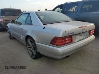 2000 Mercedes-Benz SL-Class with VIN WDBFA68F5YF193661, listed as a Copart auction lot 76386784 with 0 mi miles and Salvage Title. Bid and sale history available at carsss.com. Image 2.