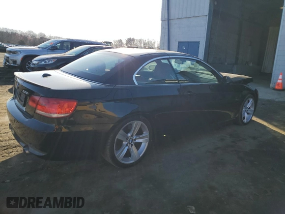 2008 BMW 3 Series 335i with VIN WBAWL73528PX59539, listed as a Copart auction lot 50527865 with 117,733 mi miles and Salvage Title. Bid and sale history available at carsss.com. Image 3.