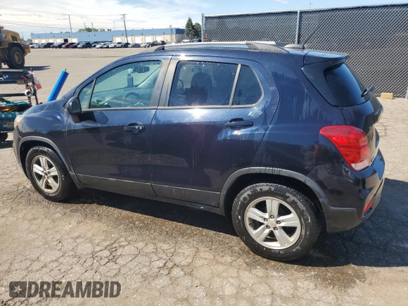 2021 Chevrolet Trax LT with VIN KL7CJLSB1MB314807, listed as a Copart auction lot 63122375 with 121,437 mi miles and Clean title. Bid and sale history available at DreamBid. Image 2.