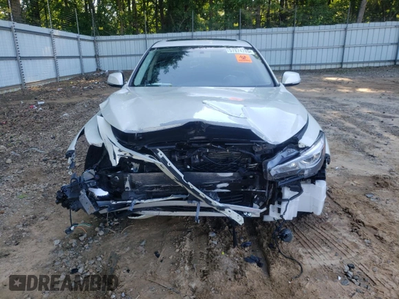2017 Infiniti Q50 Premium with VIN JN1EV7AR2HM830404, listed as a Copart auction lot 57874785 with 104,369 mi miles and Salvage title. Bid and sale history available at DreamBid. Image 5.