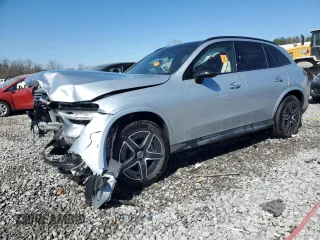 2024 Mercedes-Benz GLC with VIN W1NKM4GB5RF166044, listed as a Copart auction lot 47439195 with 6,311 mi miles and Salvage Title. Bid and sale history available at carsss.com. Image 1.