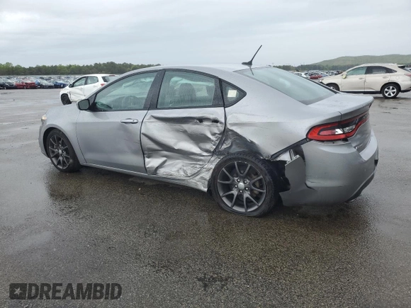 2015 Dodge Dart SXT z VIN 1C3CDFBB3FD345449, wystawiony jako Copart lot #56947145 z przebiegiem 61 019 mil mil oraz Szkoda całkowita • Salvage title. Historia ofert i sprzedaży dostępna na DreamBid. Obrazek 2.