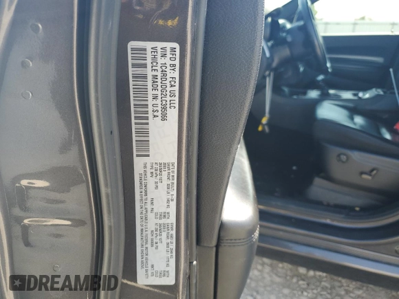 2020 Dodge Durango GT with VIN 1C4RDJDG2LC395066, listed as a Copart auction lot 58250105 with 93,438 mi miles and Salvage title. Bid and sale history available at DreamBid. Image 13.