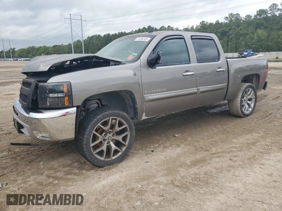 2013 Chevrolet Silverado 1500 LT with VIN 3GCPCSE07DG265705, listed as a Copart auction lot 51494245 with 127,731 mi miles and Salvage Title. Bid and sale history available at DreamBid. Image 1.