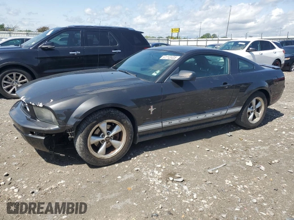 2008 Ford Mustang Deluxe with VIN 1ZVHT80N885165097, listed as a Copart auction lot 57712405 with 113,772 mi miles and Salvage title. Bid and sale history available at DreamBid. Image 1.