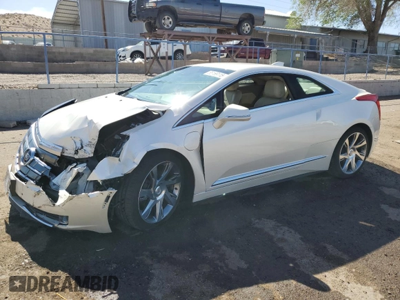 2014 Cadillac ELR z VIN 1G6RR1E48EU600850, wystawiony jako Copart lot #55169115 z przebiegiem 26 604 mil mil oraz Szkoda całkowita • Salvage title. Historia ofert i sprzedaży dostępna na DreamBid. Obrazek 1.