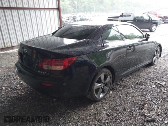 2010 Lexus IS 250 C with VIN JTHFF2C20A2506420, listed as a IAAI auction lot 42323253 with 185,587 mi miles and . Bid and sale history available at DreamBid. Image 4.