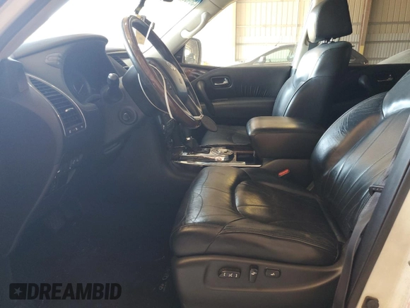 2014 Infiniti QX80 with VIN JN8AZ2NF1E9554013, listed as a Copart auction lot 58436654 with 0 mi miles and Clean Title. Bid and sale history available at carsss.com. Image 7.