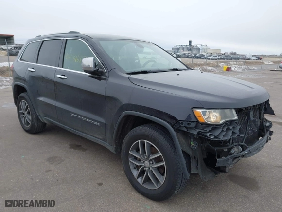 2018 Jeep Grand Cherokee Limited with VIN 1C4RJFBG8JC361638, listed as a IAAI auction lot 41431613 with 124,263 mi miles. Bid and sale history available at carsss.com. Image 1.