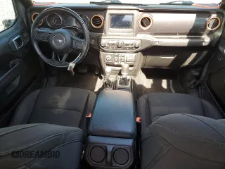 2022 Jeep Gladiator Texas Trail with VIN 1C6HJTAG9NL146049, listed as a Copart auction lot 55475145 with 51,590 mi miles and Salvage Title. Bid and sale history available at carsss.com. Image 8.