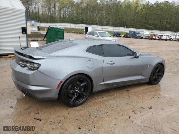 2019 Chevrolet Camaro 2SS with VIN 1G1FH1R74K0139696, listed as a Copart auction lot 52963955 with 90,387 mi miles and Salvage Title. Bid and sale history available at carsss.com. Image 3.