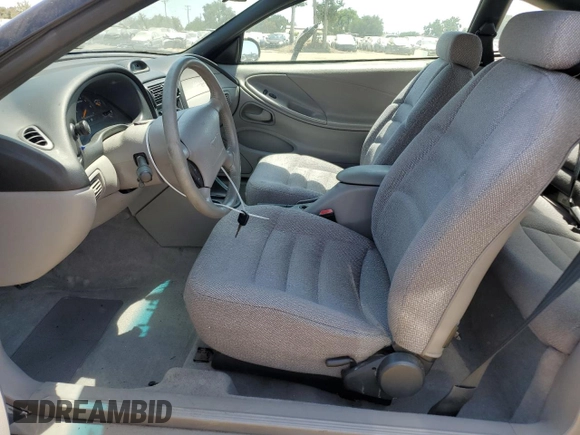 1997 Ford Mustang with VIN 1FALP4048VF172130, listed as a Copart auction lot 59790275 with 125,336 mi miles and Salvage title. Bid and sale history available at DreamBid. Image 7.
