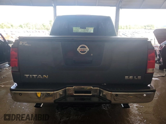 2006 Nissan Titan LE с VIN 1N6BA07A56N546452, выставлен на аукционе Copart как лот 56642845 с пробегом 161 494 миль миль и Списание • Salvage title. История ставок и продаж доступна на DreamBid. Изображение 6.