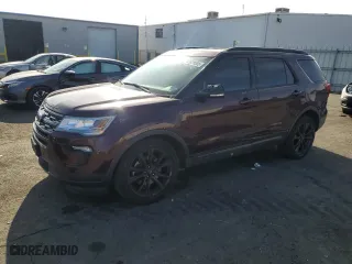 2018 Ford Explorer XLT with VIN 1FM5K7D83JGC94345, listed as a Copart auction lot 42829585 with 58,292 mi miles and Salvage Title. Bid and sale history available at carsss.com. Image 1.