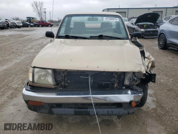 1998 Toyota Tacoma with VIN 4TANL42N3WZ077653, listed as a Copart auction lot 47258075 with 206,686 mi miles and Salvage Title. Bid and sale history available at carsss.com. Image 5.