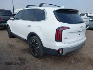 2024 Kia Telluride SX Prestige X-Pro with VIN 5XYP5DGC0RG511416, listed as a IAAI auction lot 41927458 with 7,206 mi miles and . Bid and sale history available at DreamBid. Image 3.