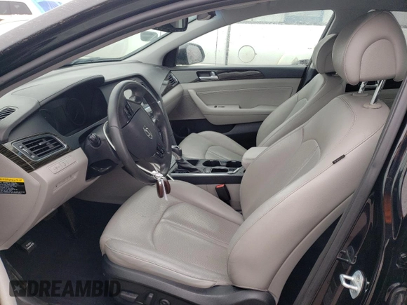 2017 Hyundai Sonata Limited with VIN KMHE34L18HA044628, listed as a Copart auction lot 39342804 with 69,958 mi miles and . Bid and sale history available at DreamBid. Image 7.