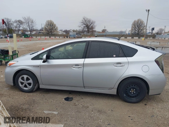 2013 Toyota Prius One with VIN JTDKN3DU7D1622829, listed as a IAAI auction lot 42073456 with 93,390 mi miles. Bid and sale history available at carsss.com. Image 14.