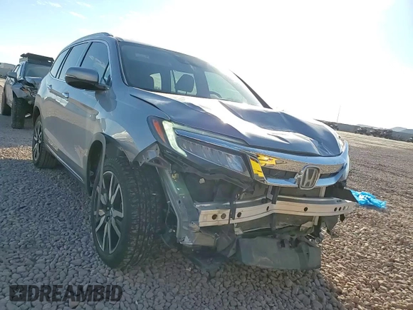 2021 Honda Pilot Touring 8-Passenger with VIN 5FNYF5H97MB001543, listed as a Copart auction lot 42677115 with 40,545 mi miles and Salvage Title. Bid and sale history available at DreamBid. Image 11.